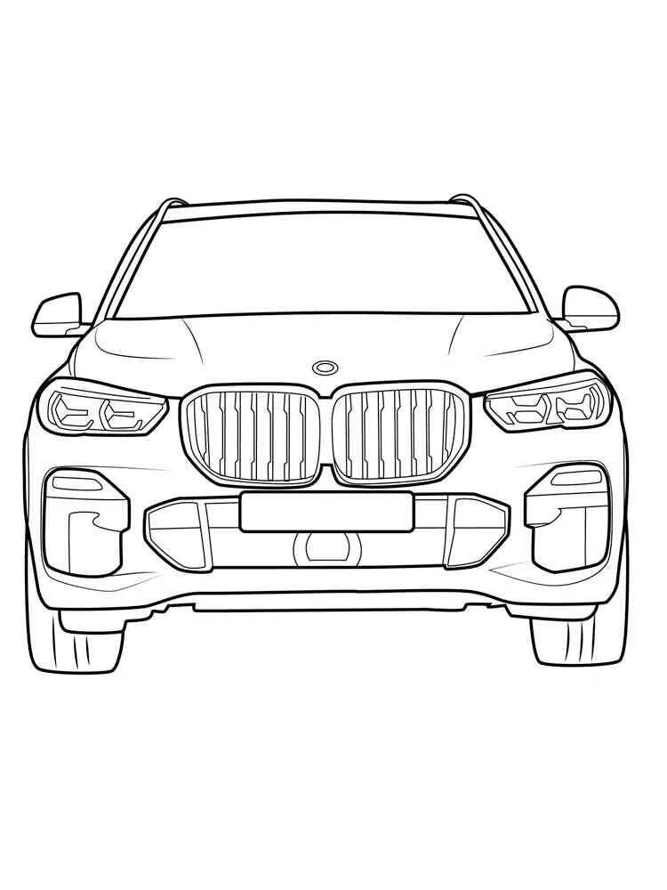 Распечатать м5. Раскраска BMW m5 f90. Контур машины БМВ спереди. БМВ спереди рисунок. Машина БМВ х6.