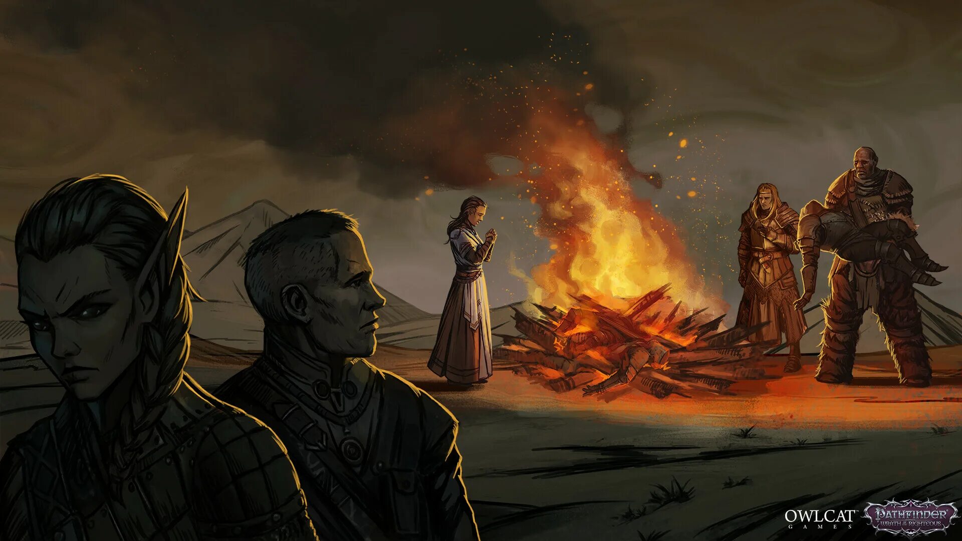 Pathfinder wrath of the righteous трикстер. Pathfinder: Wrath of the Righteous. Pathfinder Wrath of the Righteous арт. Арушалай Pathfinder. Дейран Pathfinder Wrath.