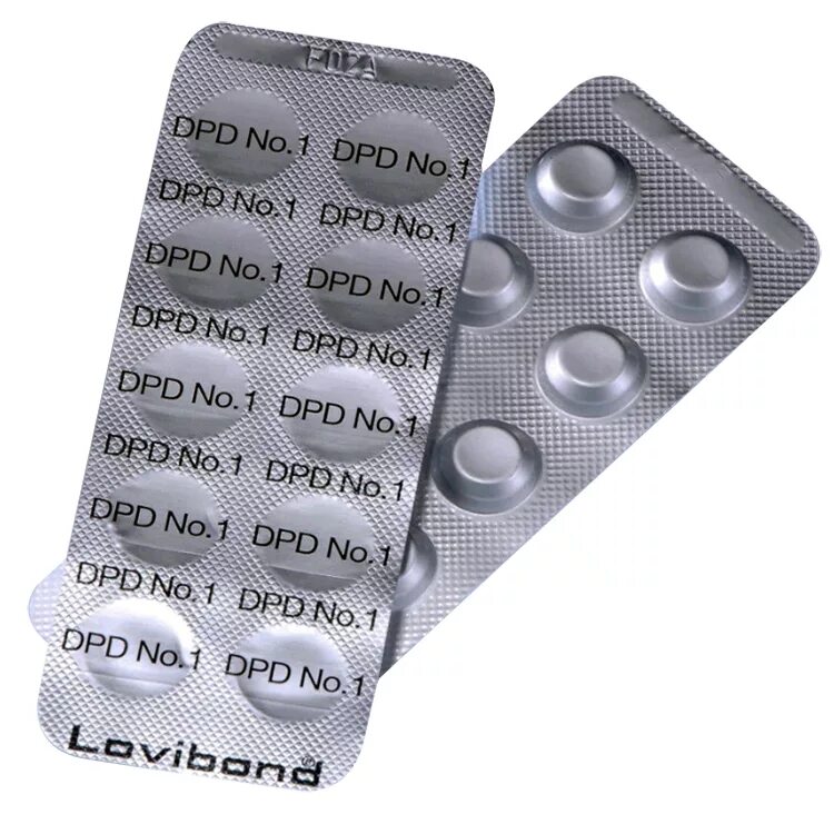 Таблетки для фотометра. Таблетки Lovibond DPD-1. Таблетки для фотометра Lovibond DPD 1 (Свободный CL), 250 шт.. Таблетки для фотометра DPD 1.