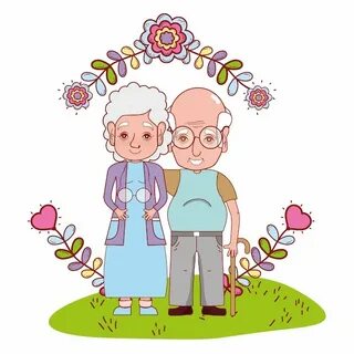 Рисунок на годовщину бабушке и дедушке