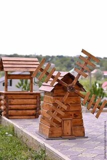 Деревянная дом мельница