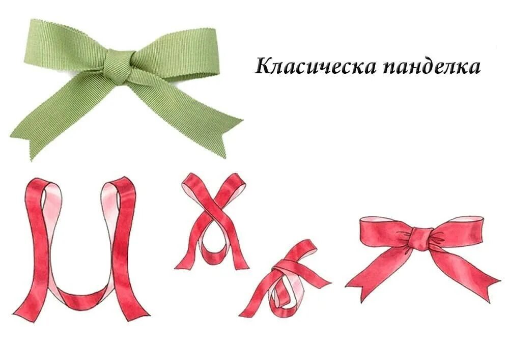 Бант из какого языка пришло. Схема завязывания банта. красивый бантик из ленточки. как красиво завязать бантик. завязываем красивый бантик.