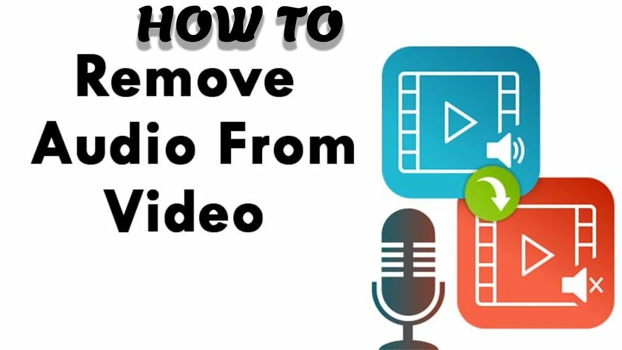Remove audio. Remove audio