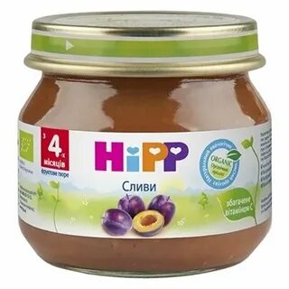 Фруктовое пюре с 4 месяцев