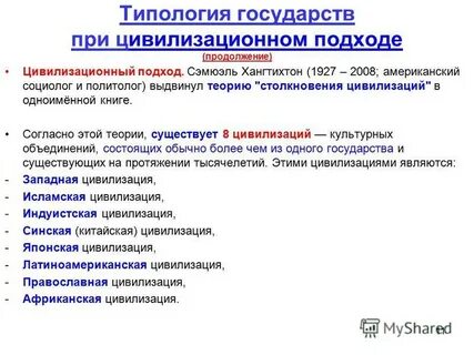 Что такое типология государства
