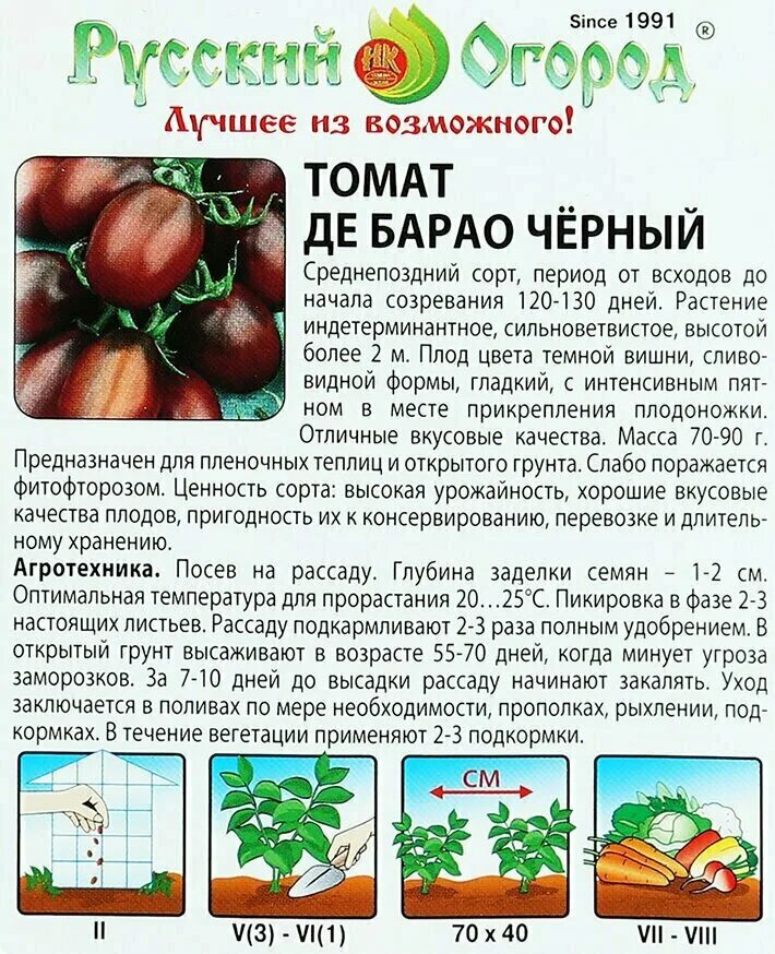 Де барао томат отзывы фото - DelaDom.ru