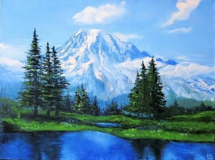 Pin on Bas Project 1 Research Bob ross paintings, Bob ross art, Mountain paint