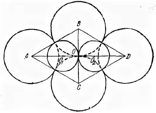Шары одинакового радиуса расположили. Три одинаковых шара. Два шара одного радиуса и два другого расположены так. Три окружности попарно касаются друг друга. Три шарика одинакового радиуса соприкасаются.