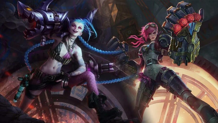 Jinx 50 chapter. League of Legends Джинкс и вай. Джинкс и вай сестры лига легенд. Сестра Джинкс лига легенд. Джинкс (League of Legends).