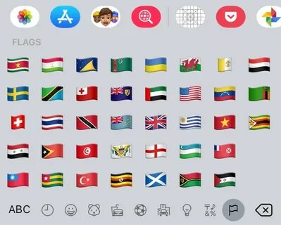Emoji flags