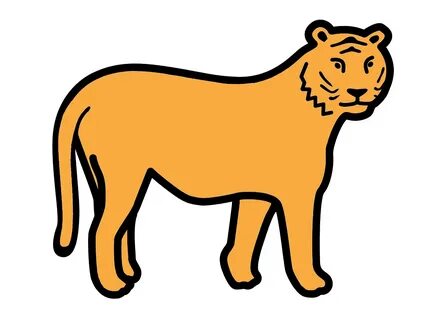 Раскраски Тигр без полосок (37 шт.) - скачать или распечатать бесплатно #19687
