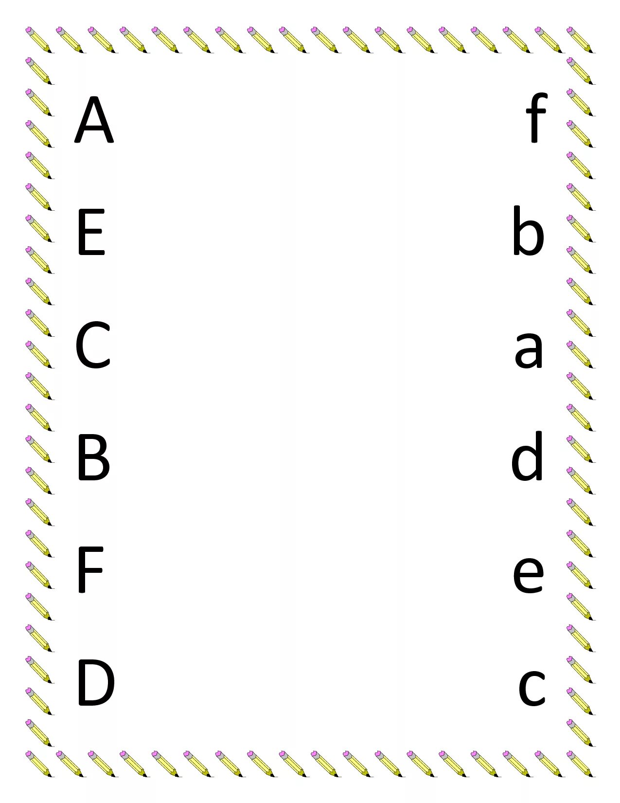 A b c e f g