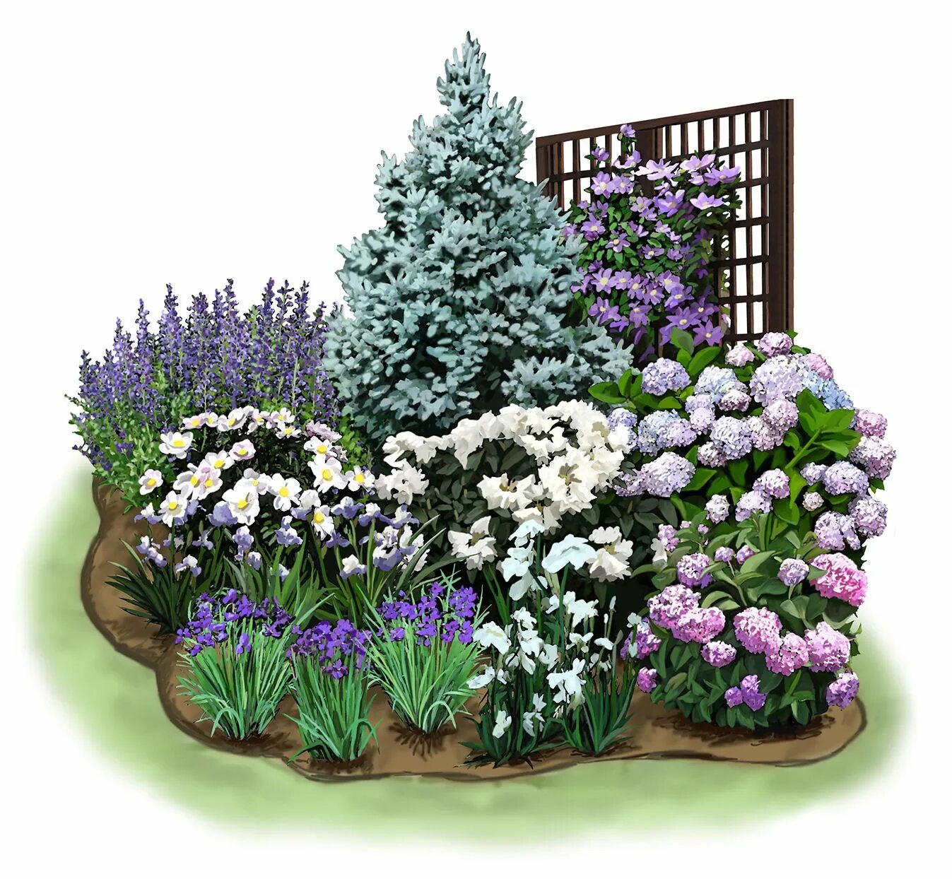 Российский Сервис Онлайн-Дневников Outdoor space design, Garden, Flower beds