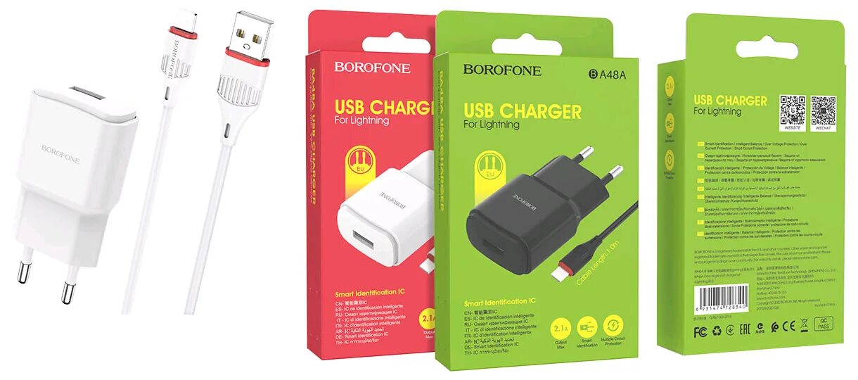 СЗУ USB Borofone ba20a. СЗУ MICROUSB Borofone ba20a. СЗУ Borofone ba20a с кабелем Micro 2.1a. СЗУ Lightning 2.1а Borofone ba20a черное.