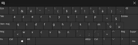 Клавиатура компьютера windows