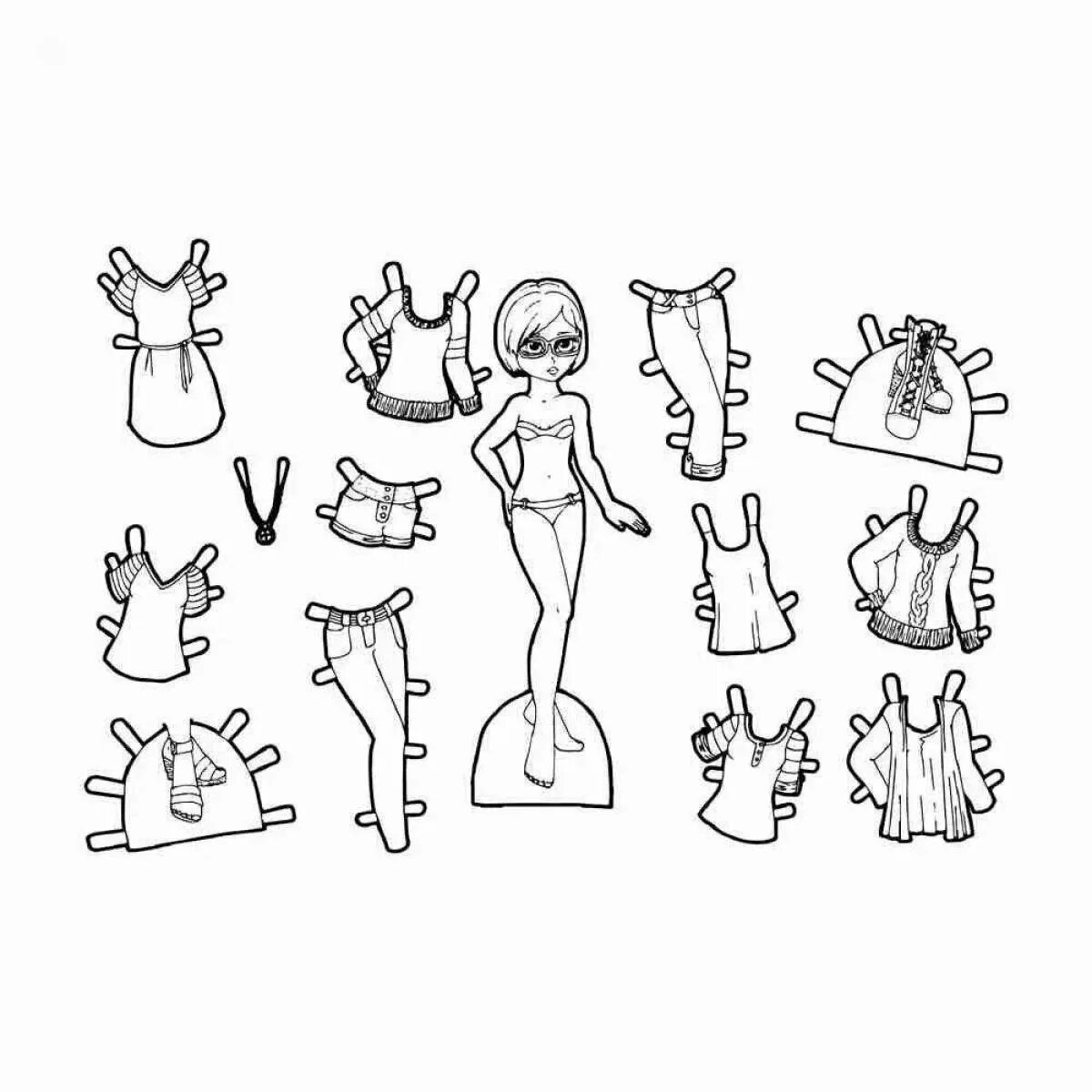 Утёнок раскраска для детей. Раскраска одежда для уточки лалафанфан бумажную. Бумажная кукла с одеждой раскраска. Раскраска уточки лалафнфан. Раскраска кукла с одеждой.