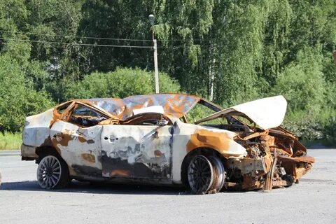 Побитые машины