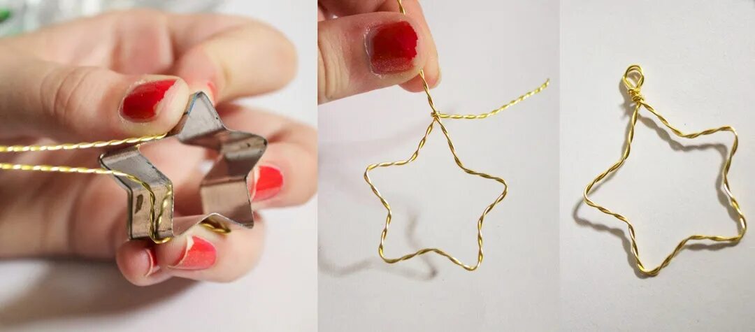 звездочка из проволоки. звезда на елку своими руками из проволоки. сделать звезду своими руками из проволоки. сделать звезду своими руками из проволоки. новогодние звездочки из джута.
