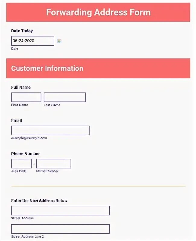 Address format