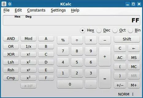 Калькулятор kcalc тригонометрические функции в каких режимах