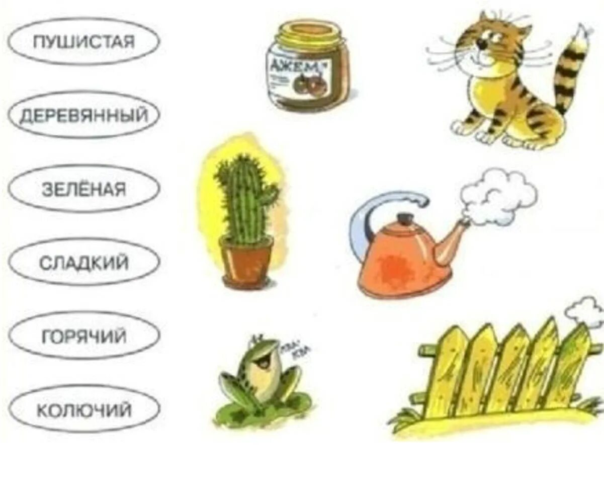 Подобрать название действия. Признаки предметов для дошкольников. Слова обозначающие предмет задания. Признаки предметов задания. Названия признаков предметов задания.