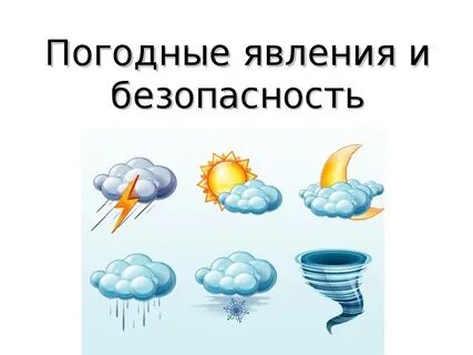Опасности погоды