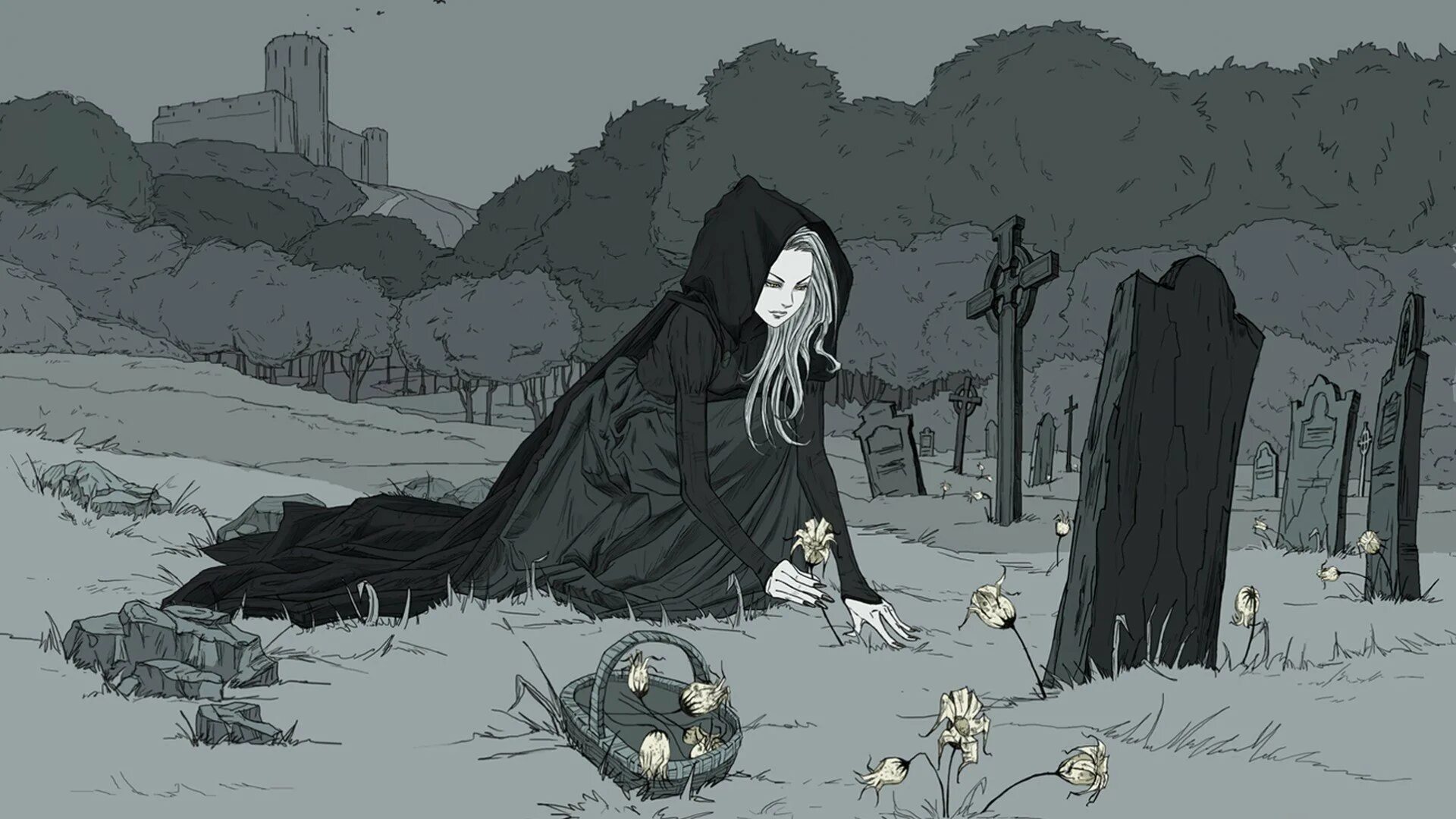 Смерть волнует. Abigail Larson ведьма. Эбигейл Ларсон вампир. Кладбище референс могилы.