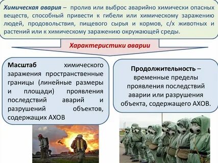 Особенность химической аварии