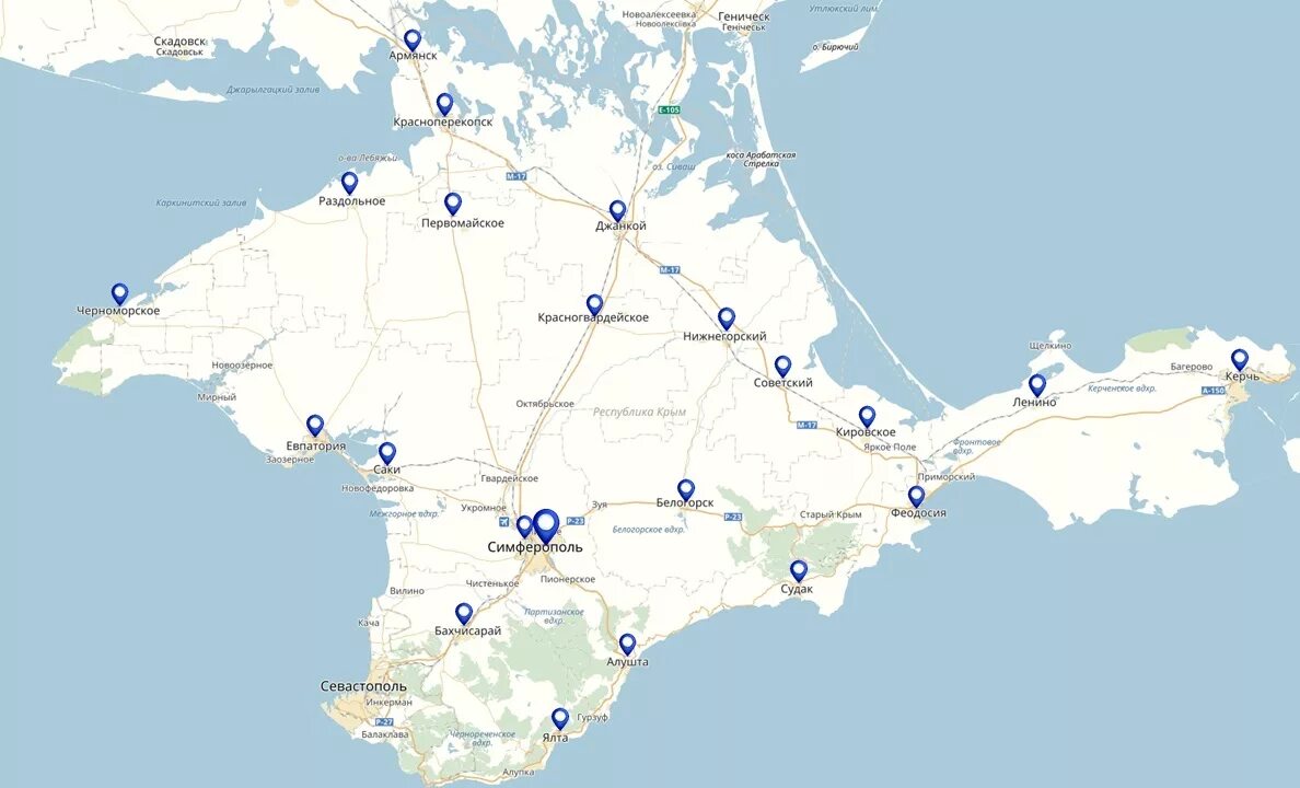 Погода в республике крым на 10 дней. Карта Крыма карта Крыма. Карта Крыма схема Крыма. Карта Крыма с городами. Контурная карта Республики Крым.