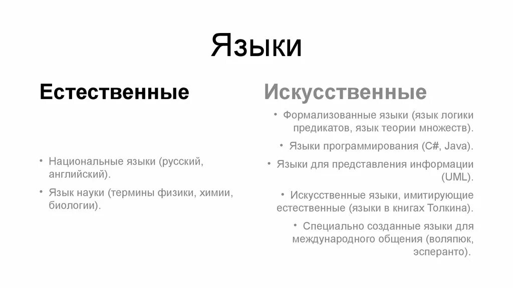 Особенности естественных языков. Искусственные языки. Естественные и искусственные языки. Искусственные языки примеры. Виды естественных языков.