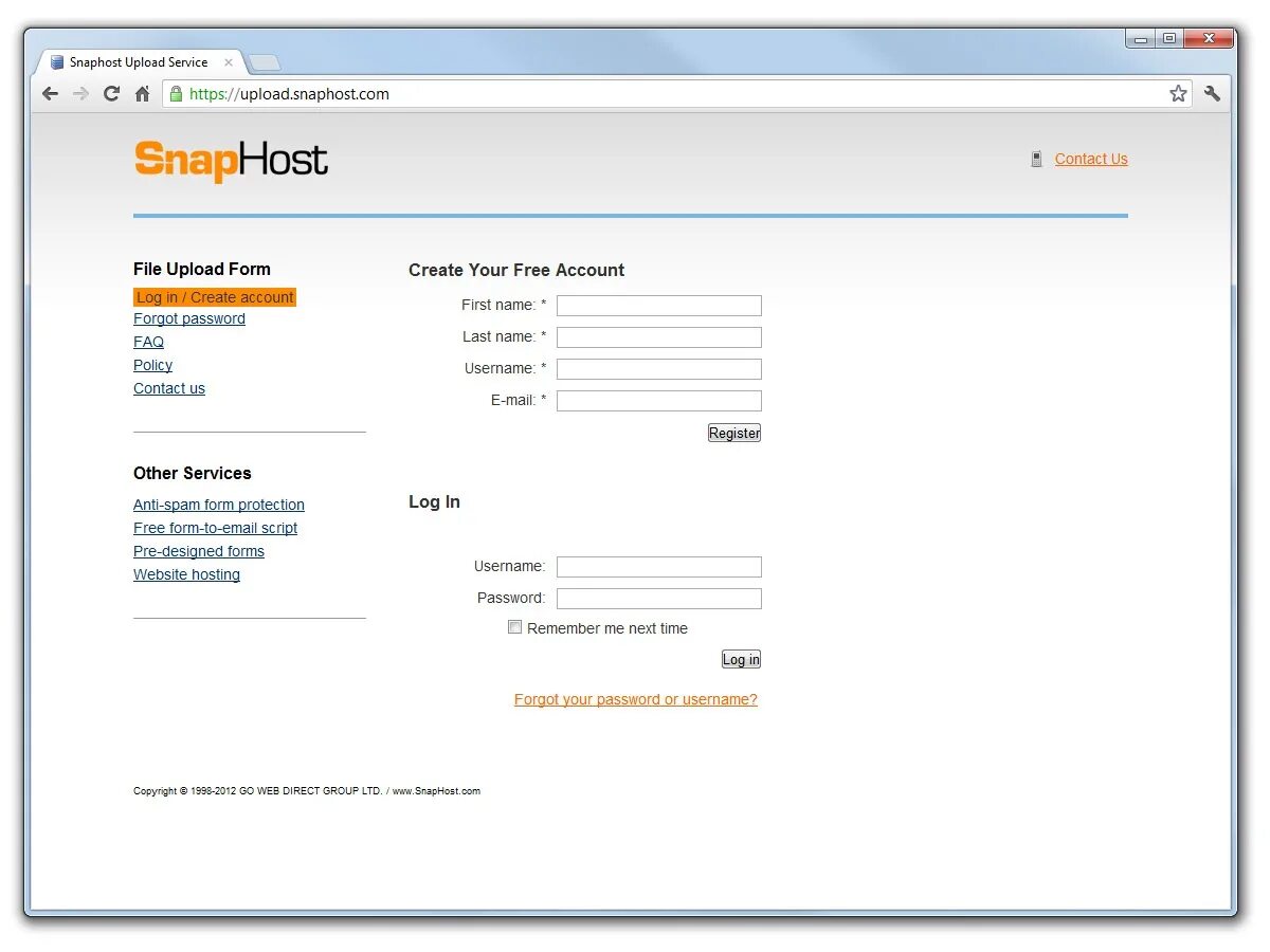 Snaphost MX-Stream. Web direct ru