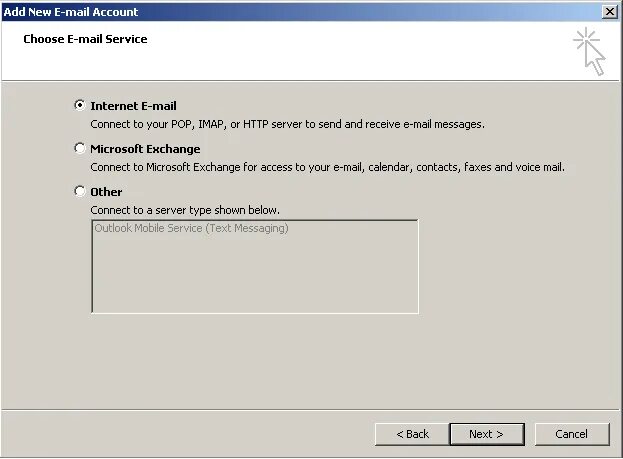 Connect to email