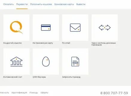 Оплата с помощью системы QIWI