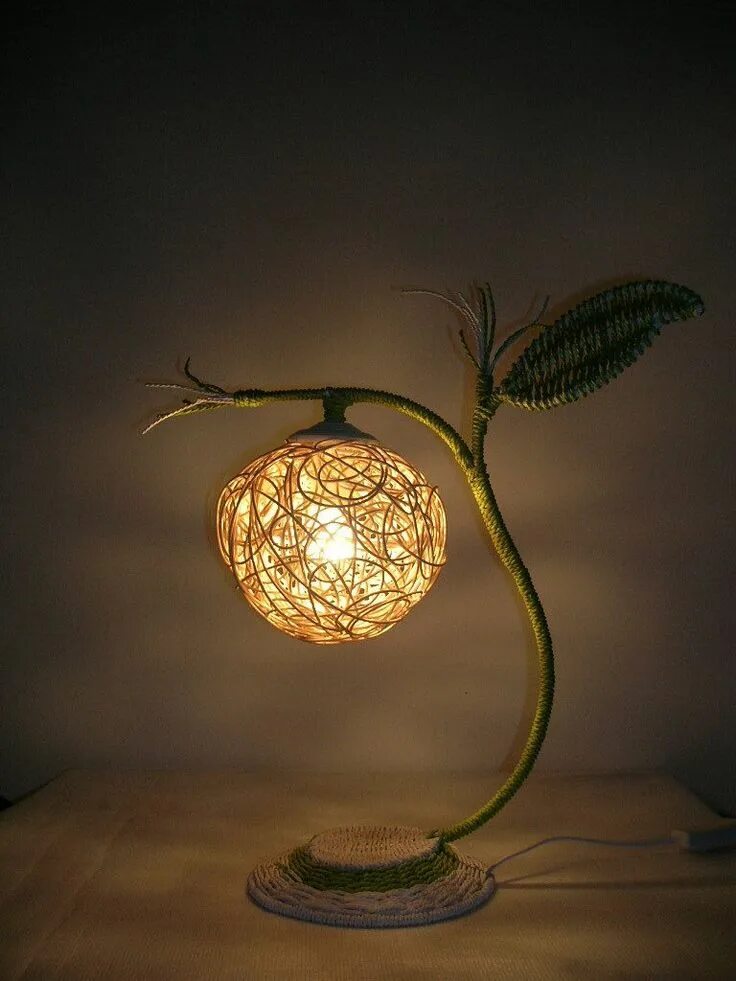 Luminária de mesa artesanal Украшение дома своими руками, Самодельные домашние п