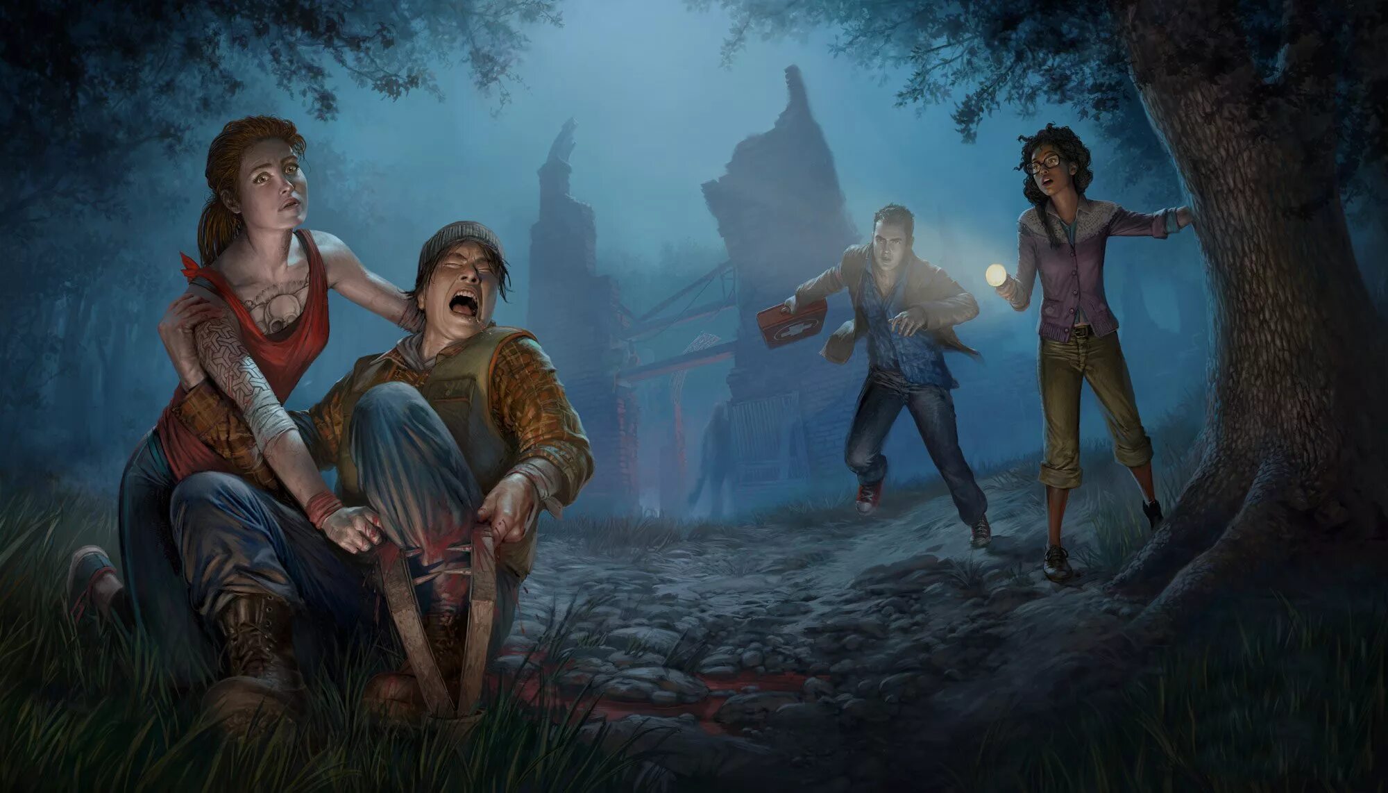 Обои Dead by Daylight 1920x1080. Игра дед бай