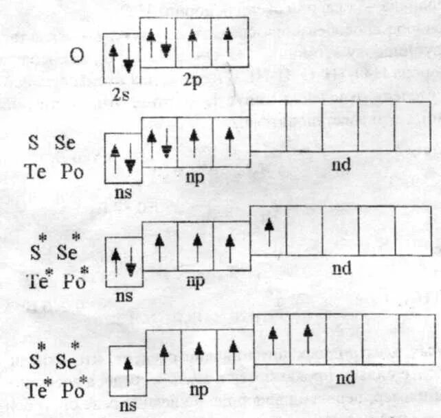Селен возбужденное состояние электронная конфигурация. Возбужденное состояние атома Теллура схема. Теллур в возбужденном состоянии. Изобразите строение атома серы
