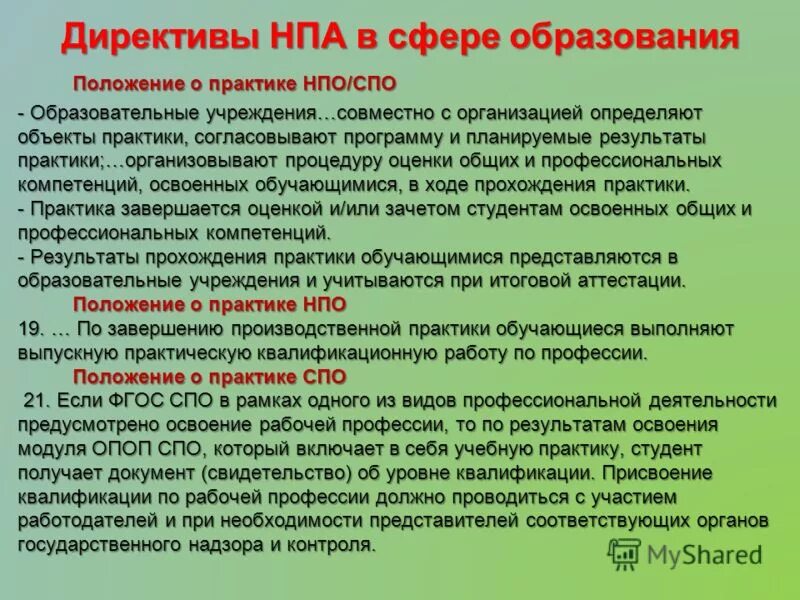 Образовательная программа спо. Приказ об утверждении положения о практике обучающихся. Положение о практике обучающихся осваивающих основные. Нормативные документы спо. Положение о практике обучающихся осваивающих основные.