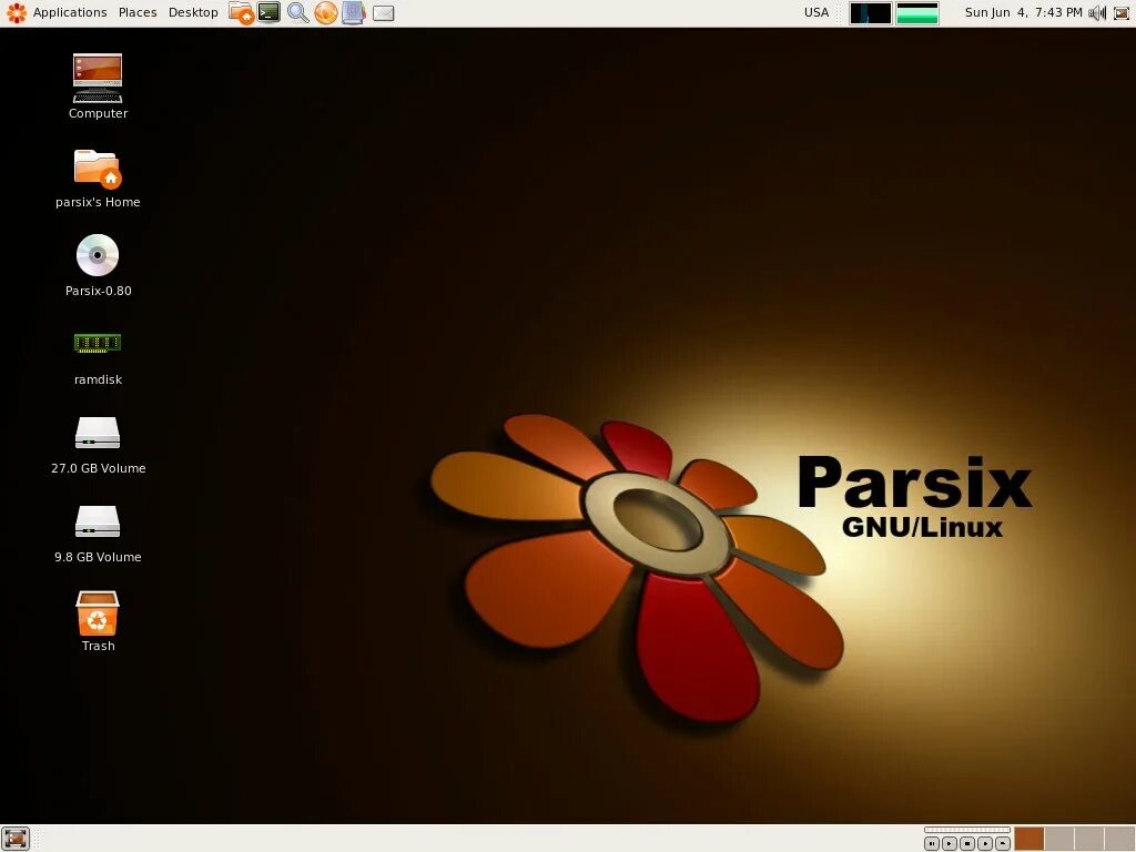 Most linux. Parsix linux. ubuntu gnu. most beautiful ubuntu. most beautiful linux distro.