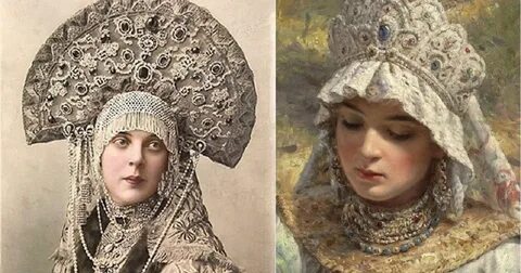 Кокошник старинный русский