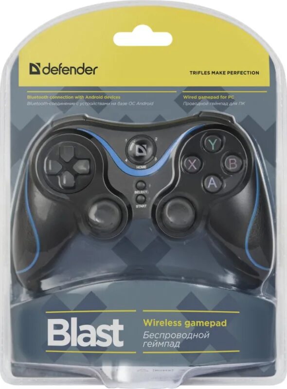 Купить Геймпад беспроводной Defender Blast Черный - цена в Краснодаре в интернет