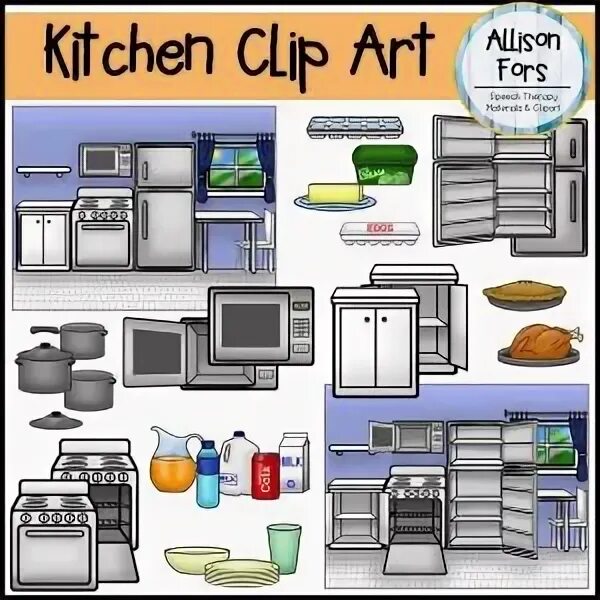 Kitchen Printing Set.