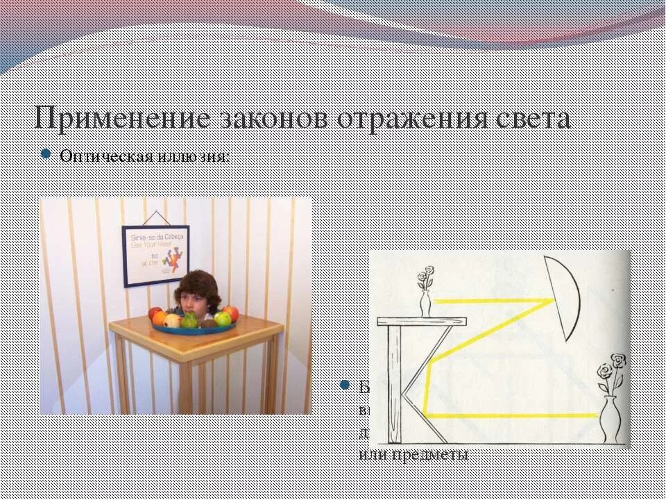 Применение полного отражения света. Использование закона отражения света. применение закона отражения. применение отражения света. отражение применение.