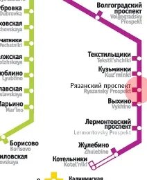 Рязанская ветка метро