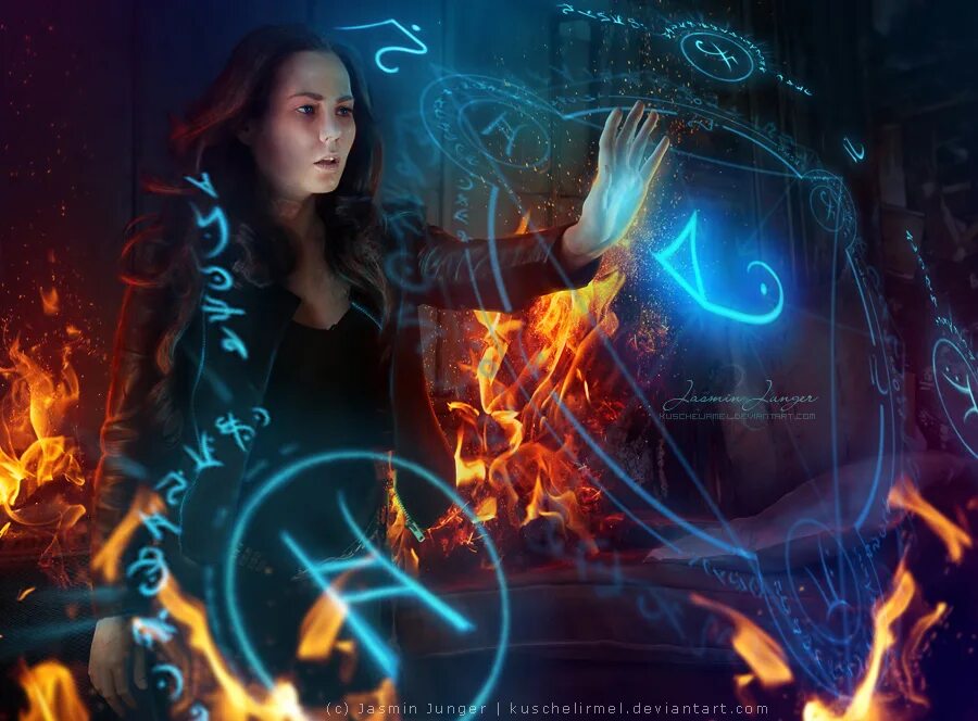 сила магии.