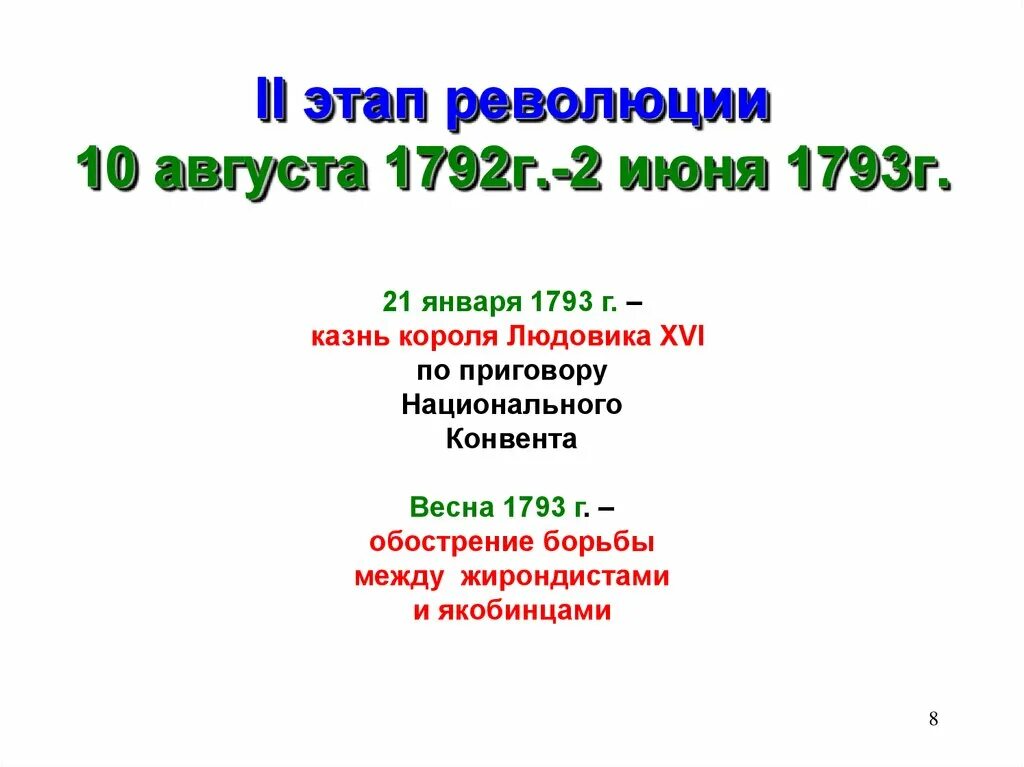 Второй этап французской революции 1792-1793. 2 Этап французской революции 18 века. Второй этап французской революции. Этапы французской революции. 4 этап революции