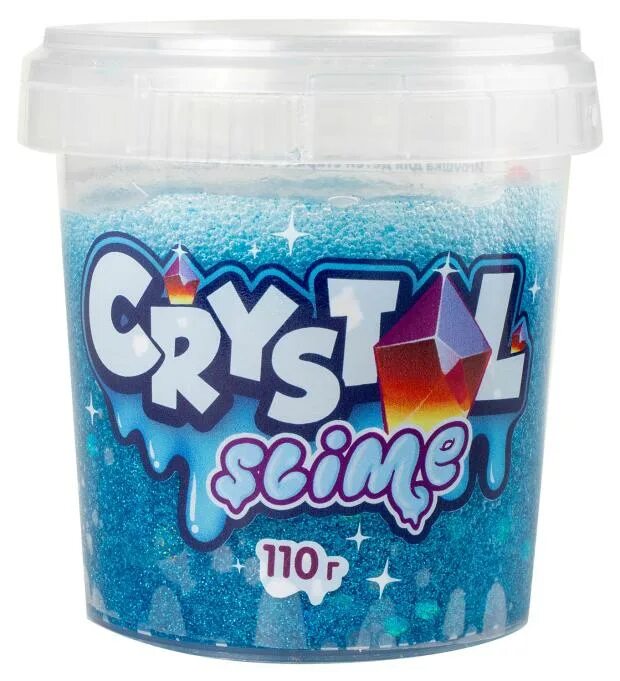 СЛАЙМ Crystal 1 кг голубой. Купить игрушку слайм