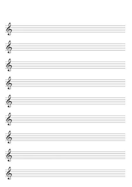 50 Sheets Blank 12 Stave Music Manuscript Paper Etsy