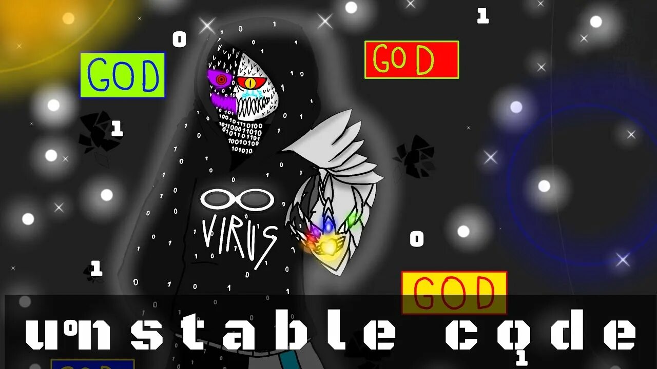 Code sans. Вирус 404 Санс. Infinity code. Infinite code Sans. Godverse Санс.