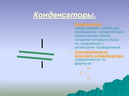 Два заряда разделены слоем слюды
