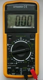 Как пользоваться мультиметром dt9205a